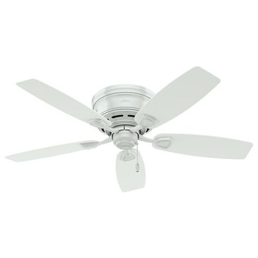 Hunter Sea Wind 48" Outdoor Low Profile Ceiling Fan in White, , large