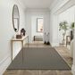 Nourison Courtyard Black and White 6" x 9" Indoor/Outdoor Area Rug, , large