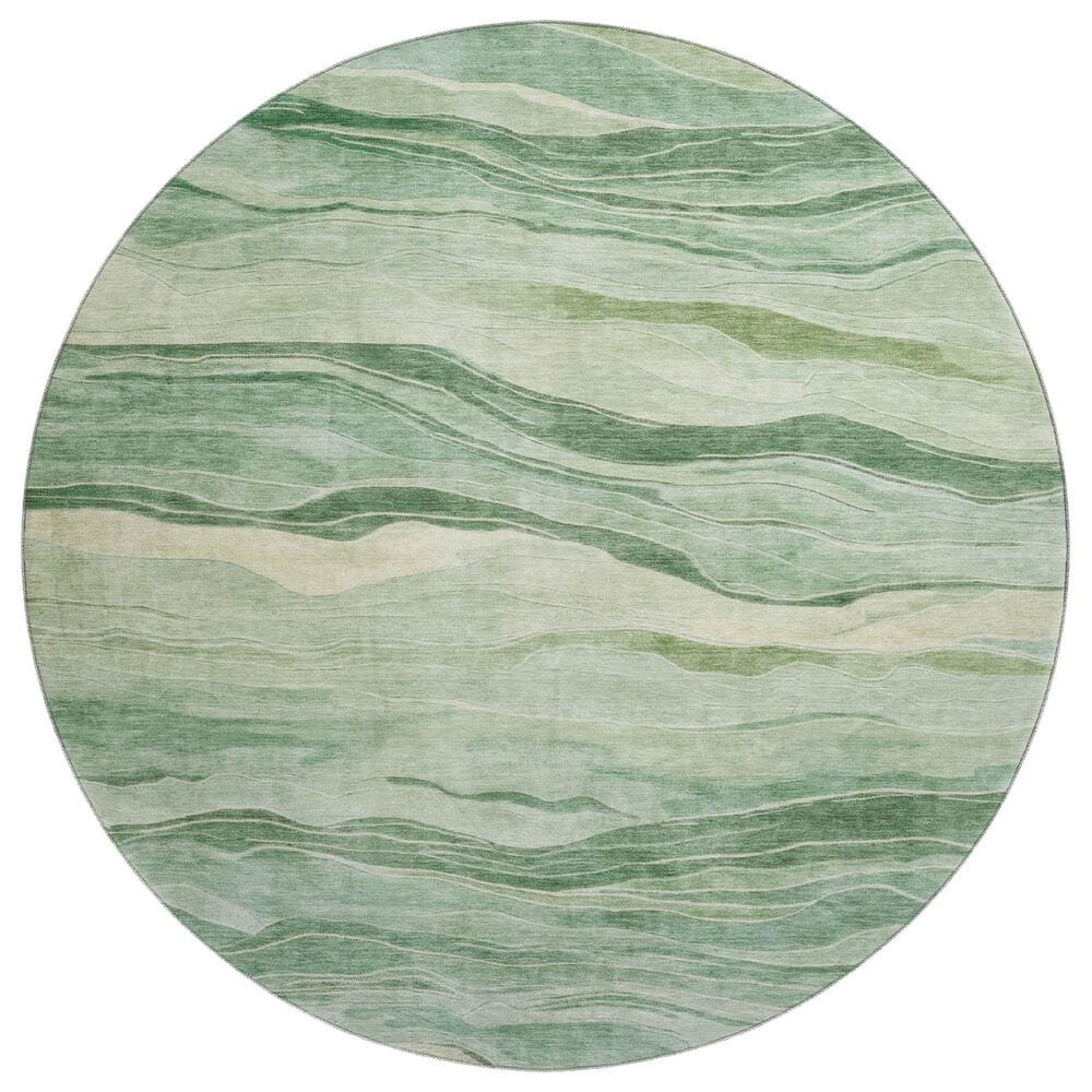 Dalyn Rug Company Pacifica PA6 8" Round Green Area Rug, , large