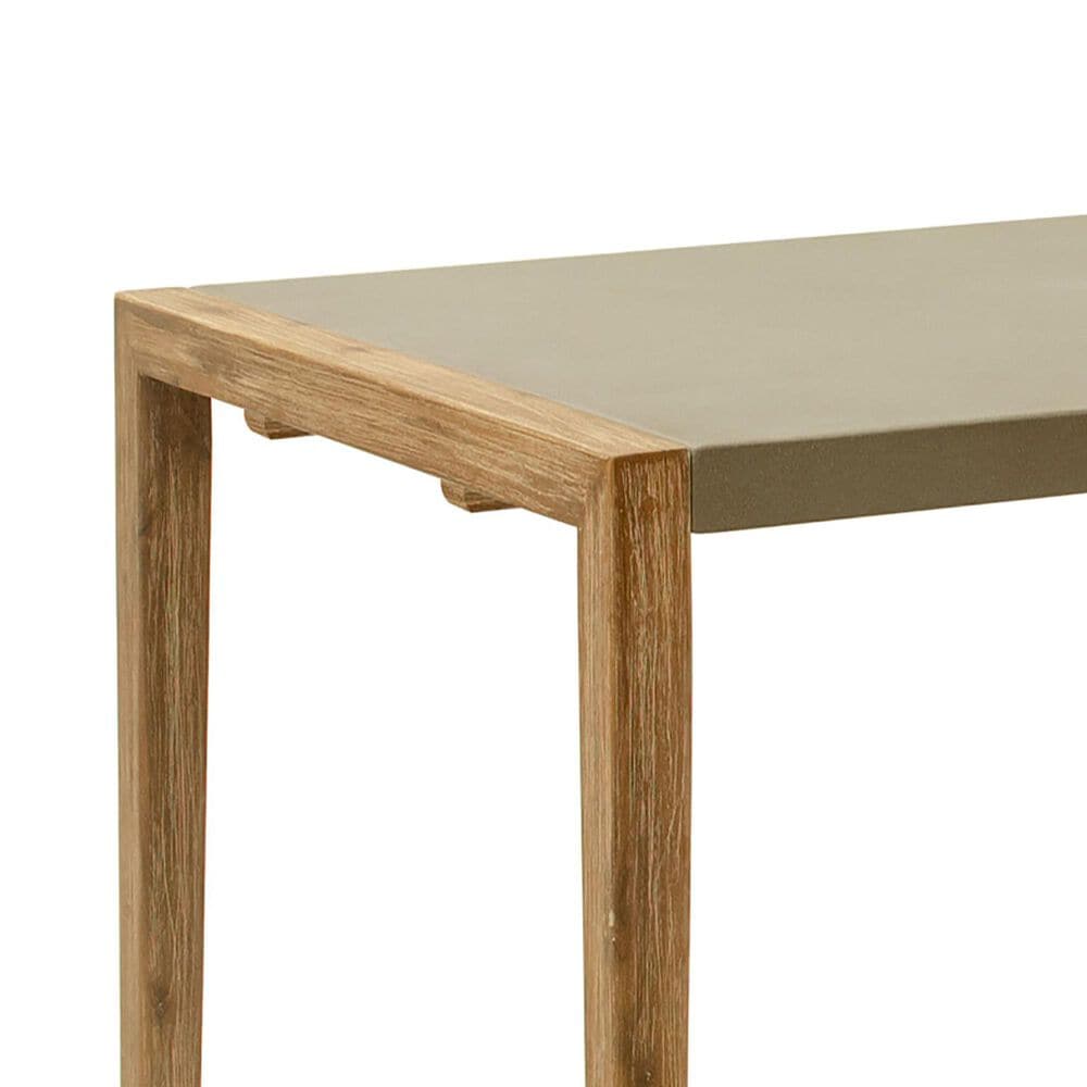 Zuo Modern Kata Outdoor Dining Table in Gray and Brown - Table Only, , large