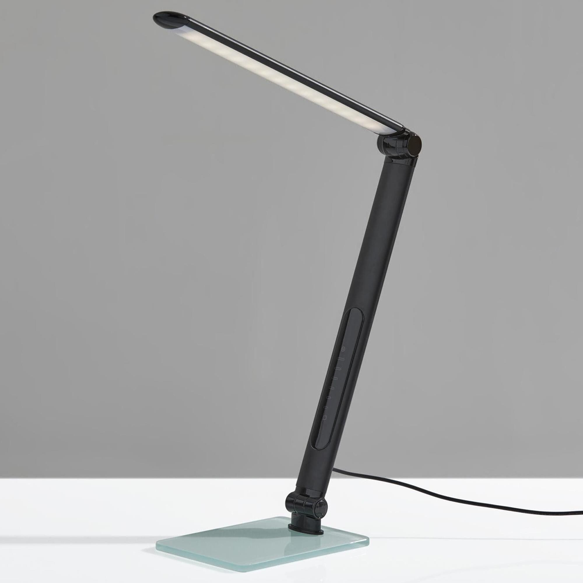 Adesso Douglas LED Desk Lamp in Black NFM