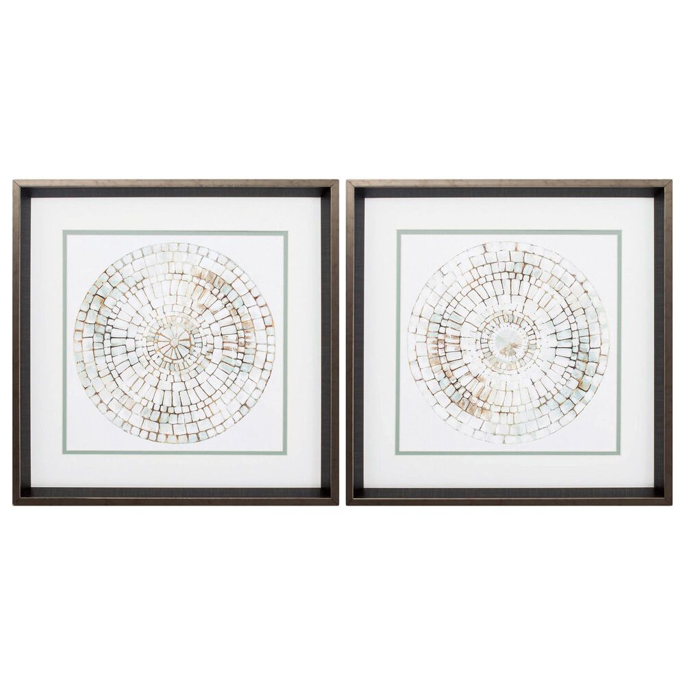 Propac Concentric Wall Art in Neutral (Set of 2), , large