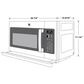 GE Profile 2.2 Cu. Ft. Over-the-Range Sensor Microwave Oven in Stainless Steel, , large
