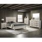 Crown Mark Lorriane 5-Piece King Bedroom Set in White, , large