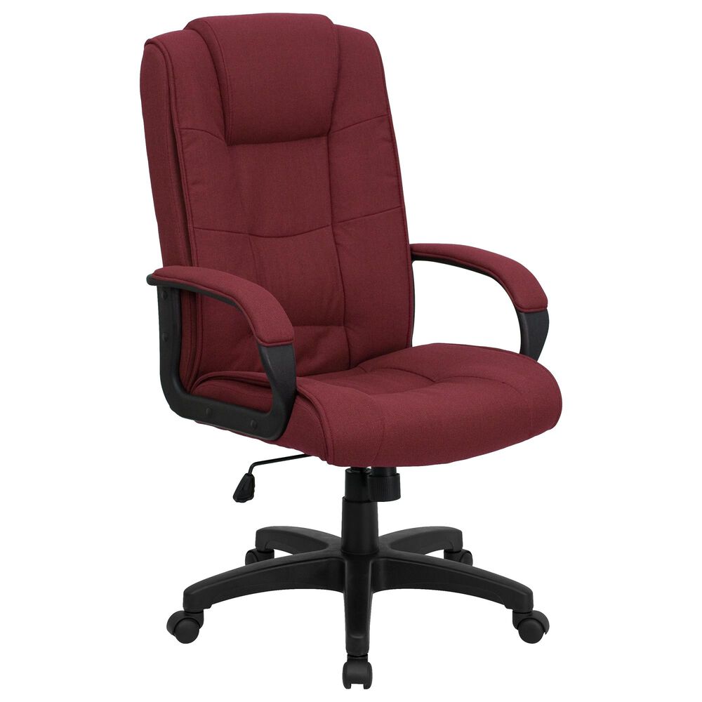 Flash Furniture Executive Swivel Chair in Burgundy, , large