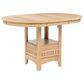 Pacific Landing Lavon 5-Piece Oval Counter Height Dining Set in Light Oak, , large