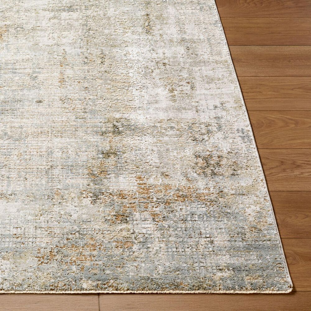 Surya Brunswick Light Gray, Cream, Charcoal, Light Brown, Medium Brown and Mustard 2'7" x 10' Runner, , large