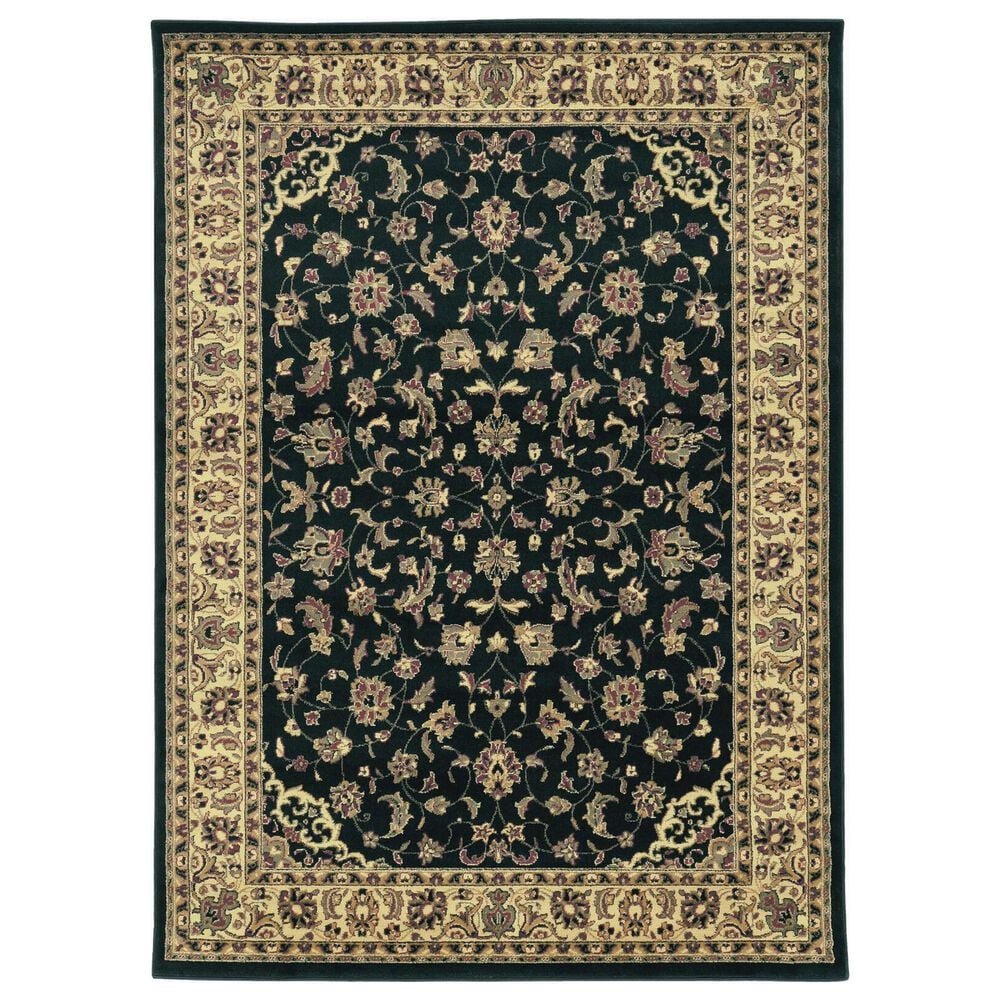 Radici USA Castello 953 3'3" x 4'11" Black Area Rug, , large
