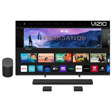 VIZIO 75" Class M-Series QX 4K QLED HDR - Smart TV with 5.1.2 Immersive Sound Bar in Black, , large
