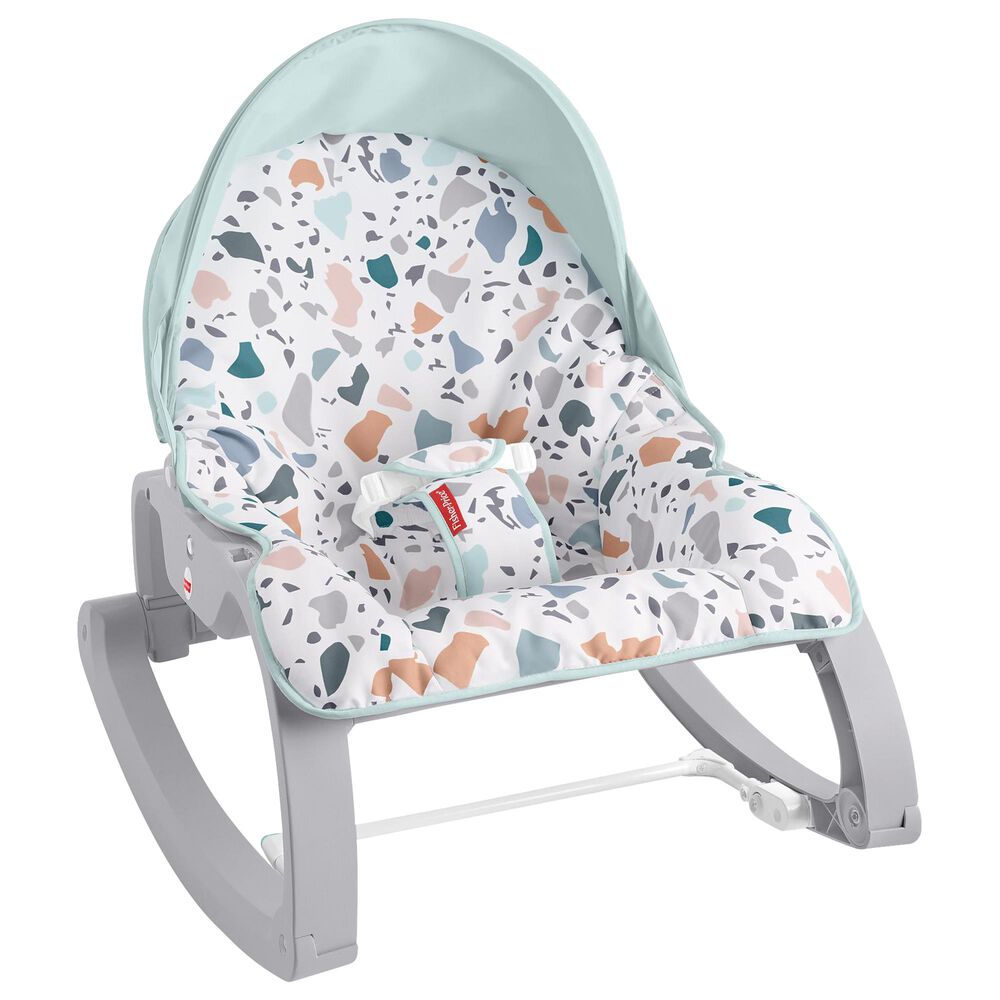 Fisher-Price Deluxe Infant-to-Toddler Rocker in Blue Pacific Pebble, , large