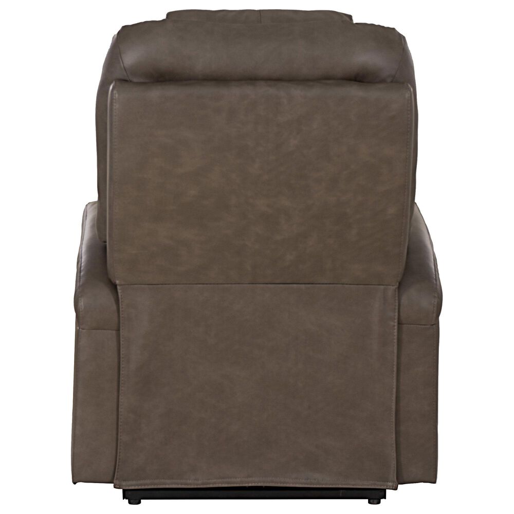 Linon Home Decor Peoria Power Lift Recliner in Mushroom, , large