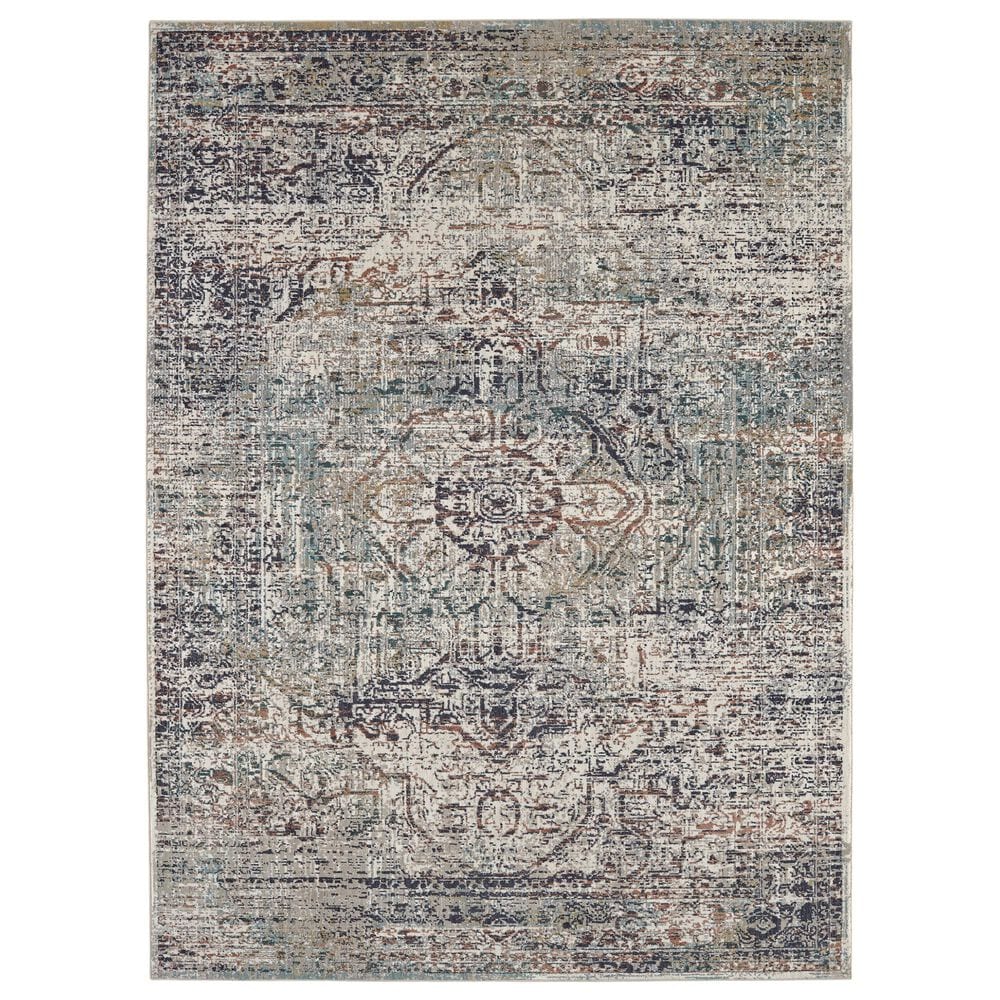 Karastan Soiree Keene 91981-99999 5"3" x 7"6" Multicolor Area Rug, , large