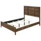 Crown Mark Lorraine 5 Piece King Panel Bedroom Set in Brown, , large