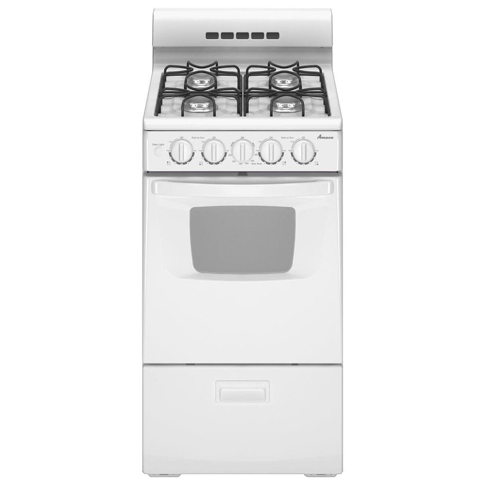 Amana 2.6 Cu. Ft. 20" Gas Range in White, , large