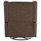 Lifestyle Solutions Emerson Manual Swivel Rocker Recliner in Brown, , large