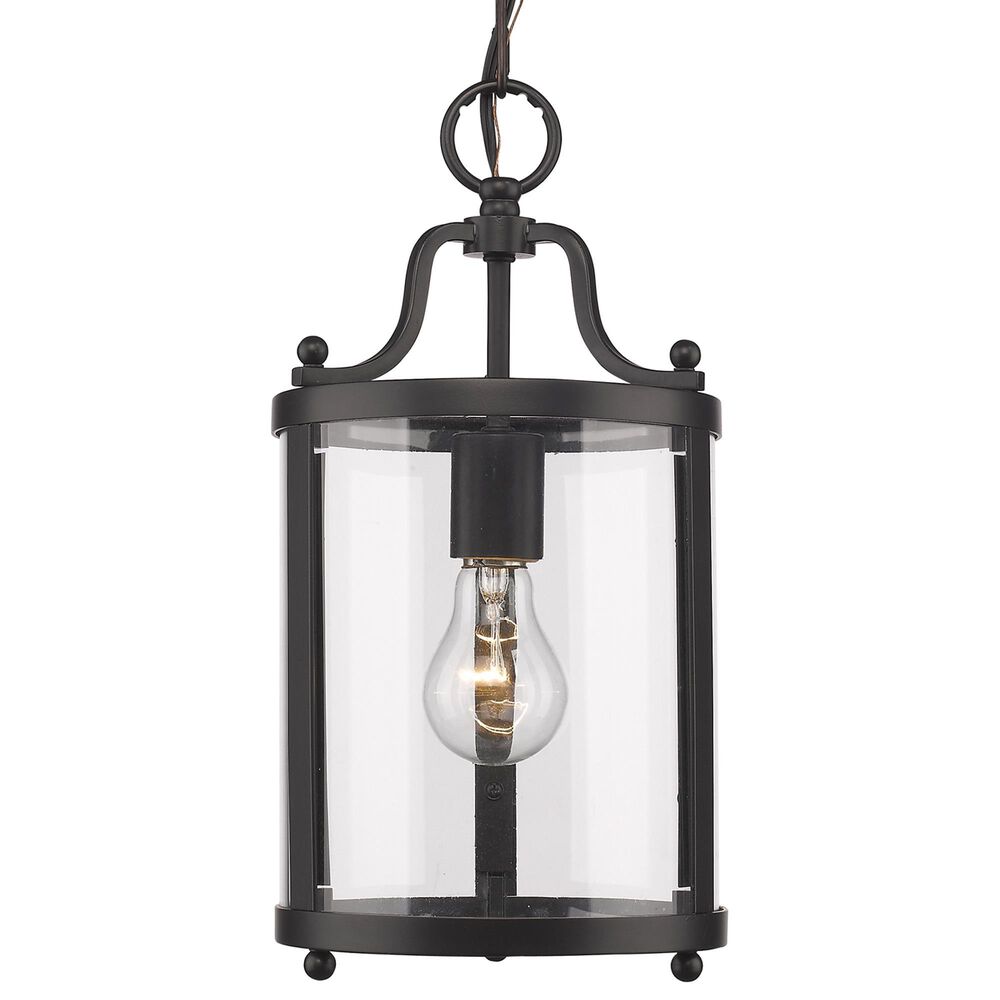 Golden Lighting Payton 1-Light Mini Pendant in Matte Black, , large