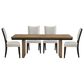 Steve Silver Roatan Dining Table and 6 Dining Chairs in Natural and Black, , large