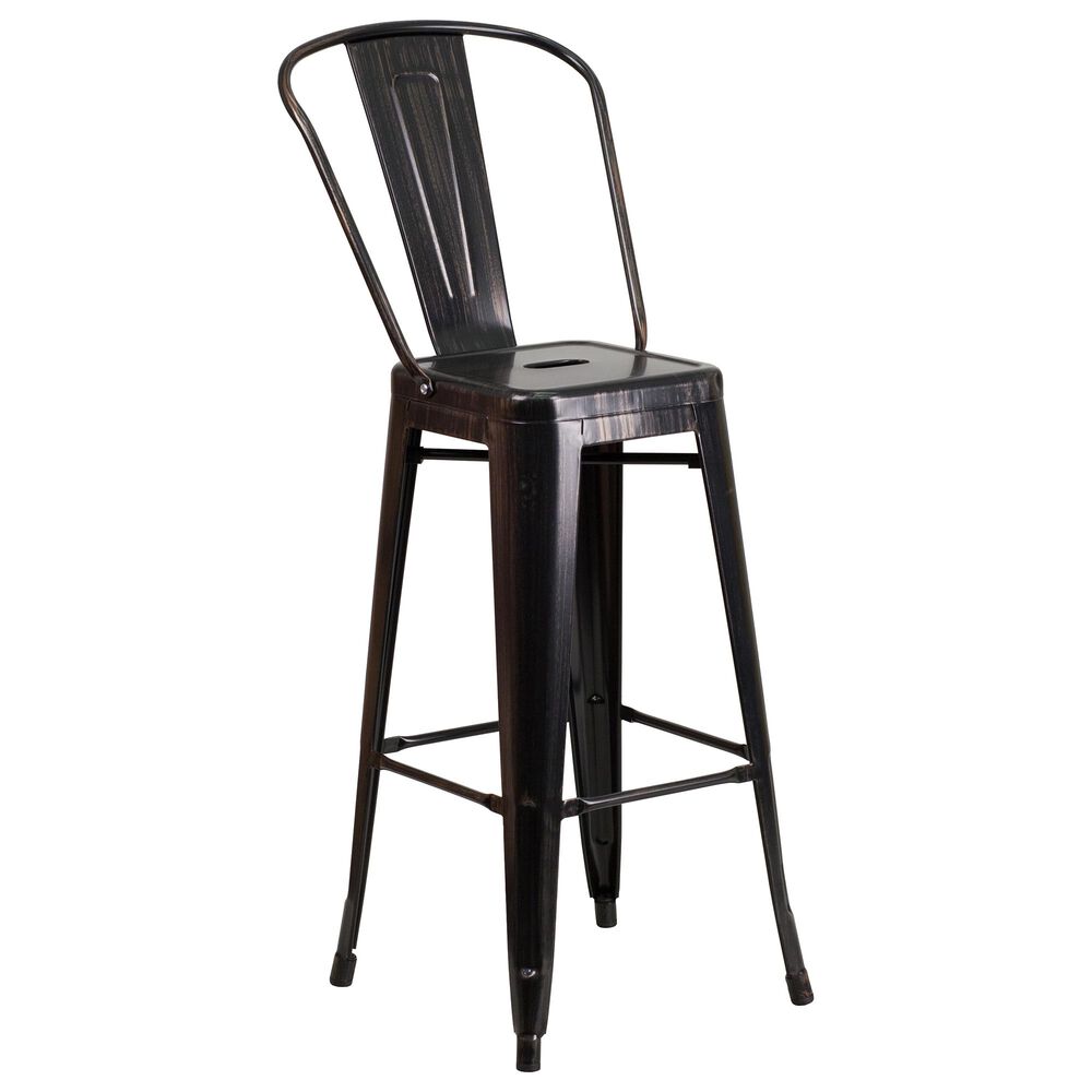 Flash Furniture 30" Barstool in Gold, , large