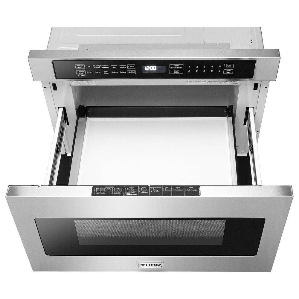 Thor Kitchen 24&quot; Microwave Drawer in Stainless Steel, , large