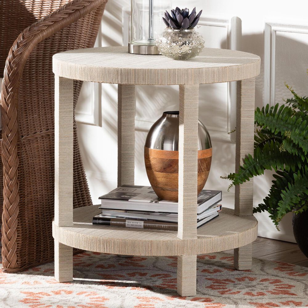 Baxton Studio Rocco End Table in Natural, , large