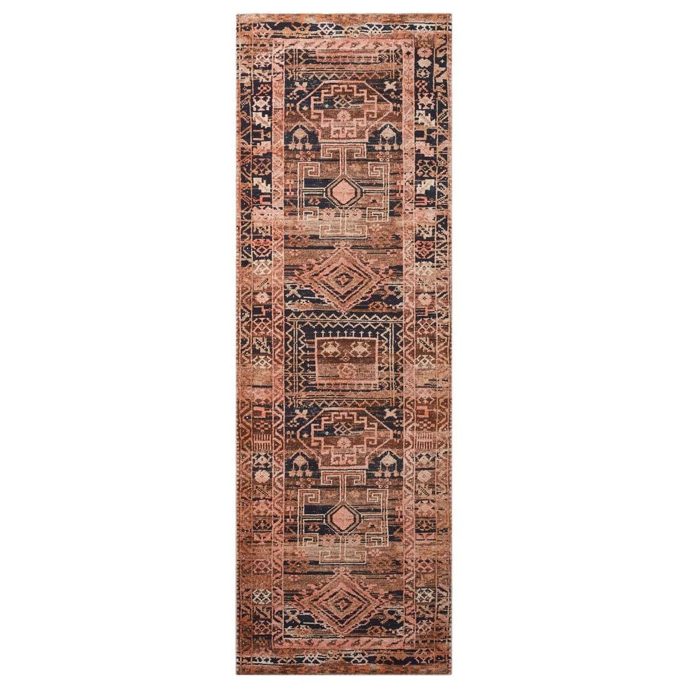 Loloi II Layla  2"6" x 9"6" Mocha and Blush Runner, , large