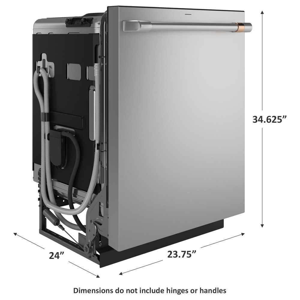 Cafe 24&quot; Fully Integrated 5-Cycles Dishwasher in Stainless Steel, , large