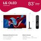 LG 83" Class C4 Series OLED evo 4K Ultra HD in Black - Smart TV, , large