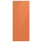 Samsung Bespoke 3-Door French Door Refrigerator Top Panel in Clementine Glass, , large
