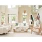Lexington Furniture Sunset Key Fischer Cocktail Table in Light Sand Drift and Clear, , large