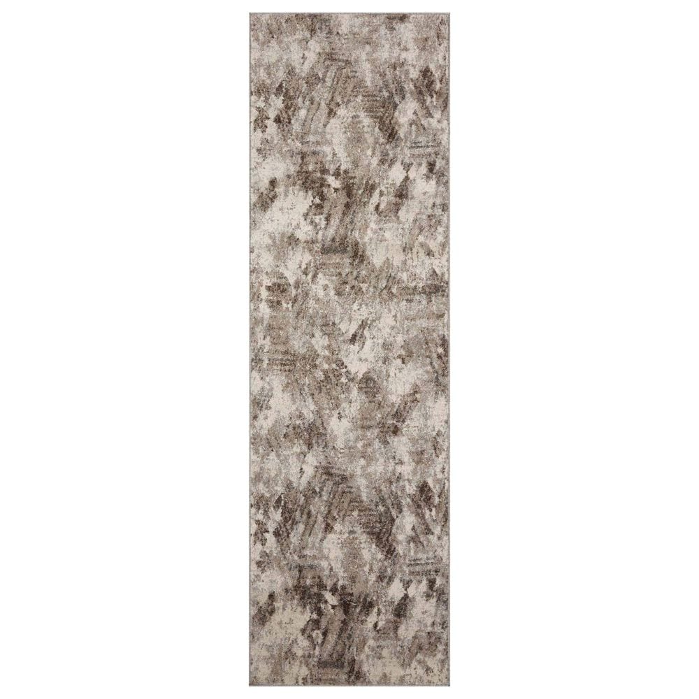 Loloi II Austen AUS-03 2"4" x 8" Natural and Mocha Runner, , large