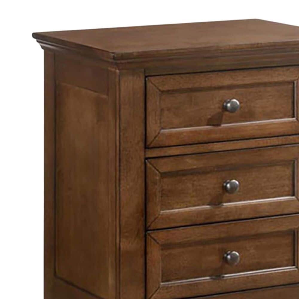 Hawthorne Furniture San Mateo Queen Storage Bed with Two Nightstands in Tuscan, , large