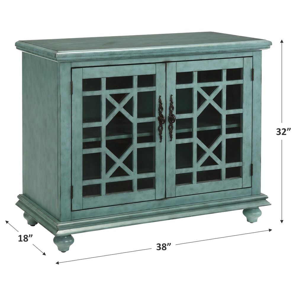 Martin Svensson Home Jules Small Spaces TV Stand in Teal, , large