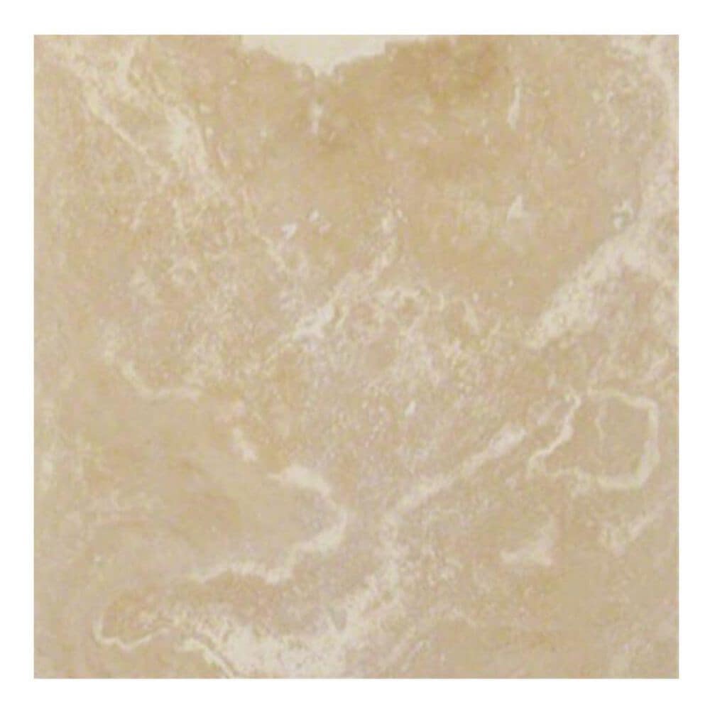 MS International Travertine Tuscany Beige 18" x 18" Honed/Filled Natural Stone Tile, , large