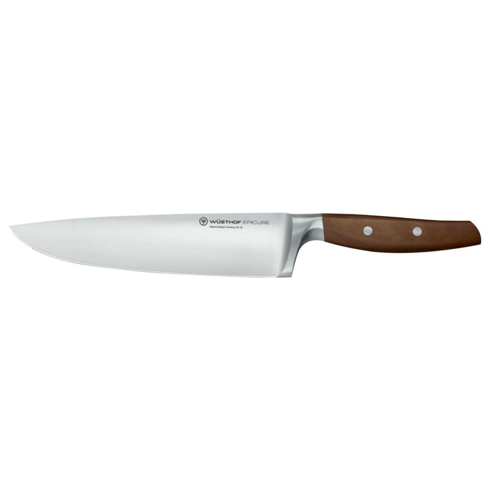 Wusthof Trident Epicure 8" Chef"s Knife in Stainless Steel and Light Brown, , large