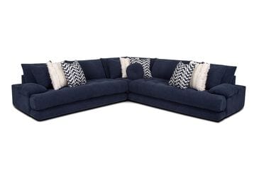 Moore Furniture Neptune 3-Piece Sectional in Denim, , large