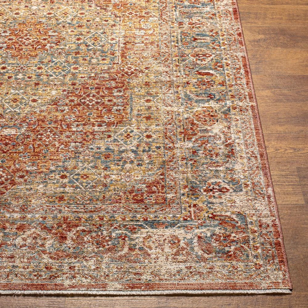Surya Aspendos 12&#39; x 15&#39; Black, Burgundy, Burnt Orange, Charcoal, Dark Blue, Denim, Dusty Pink, Light Beige and Light Gray Area Rug, , large