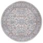 Safavieh Oregon 8" Round Grey and Ivory Area Rug, , large