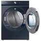 Samsung Bespoke 5.3 Cu. Ft. Front Load Washer and 7.6 Cu. Ft. Electric Dryer Laundry Pair in Brushed Navy, , large