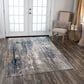 RIZZY Anatolia 10" x 13" Blue Area Rug, , large