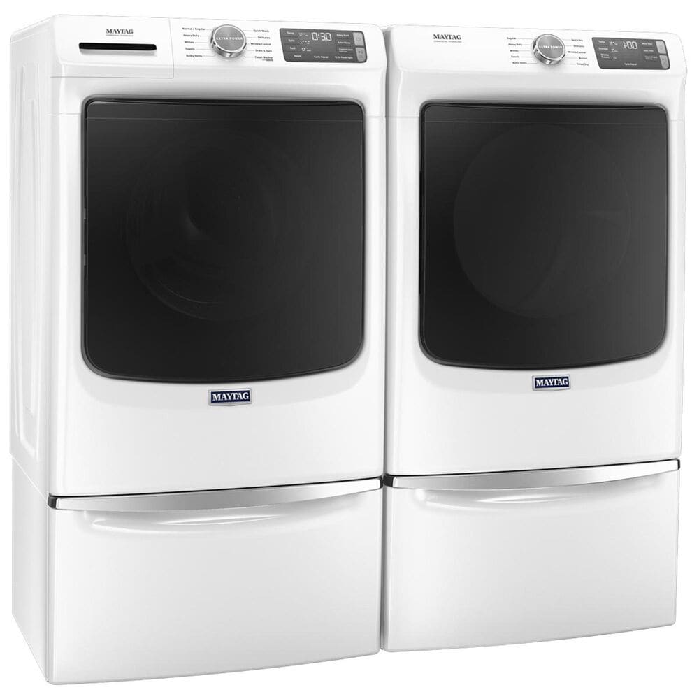 Maytag 4.5 Cu. Ft Front Load Washer with Steam in White, , large