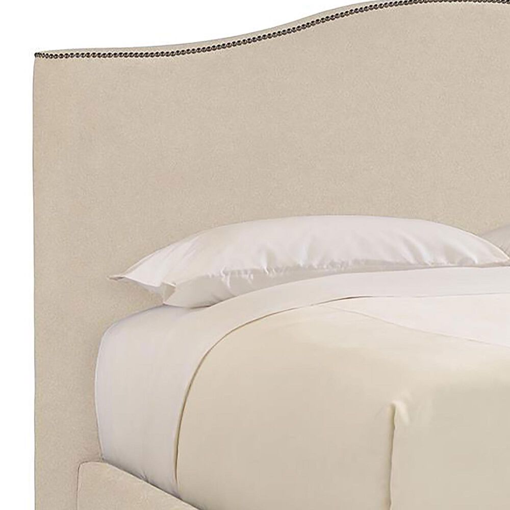Bernhardt Graham Queen Upholstered Bed in Beige, , large
