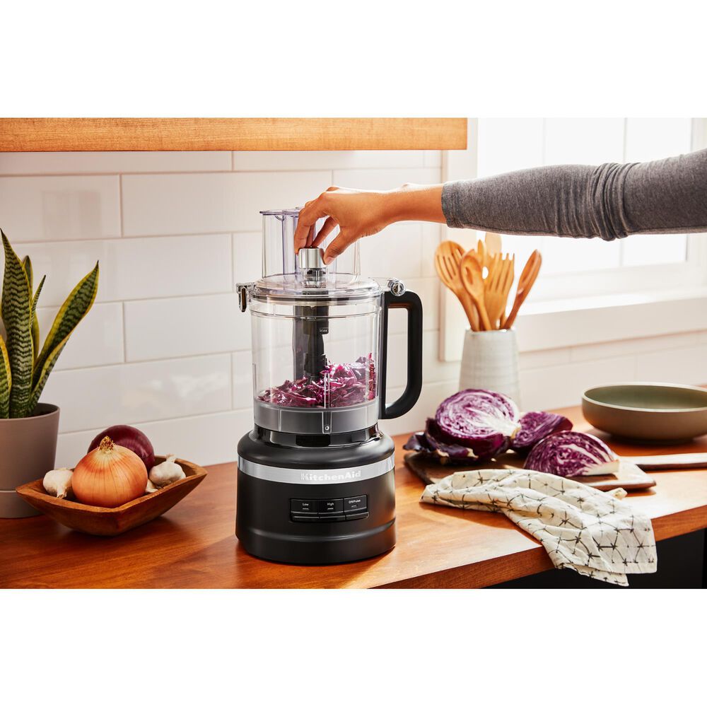 KitchenAid 13-Cup Food Processor in Black Matte, , large