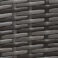 Hearth and Haven Outdoor Sofa with Black Wicker Frame in Gray, , large