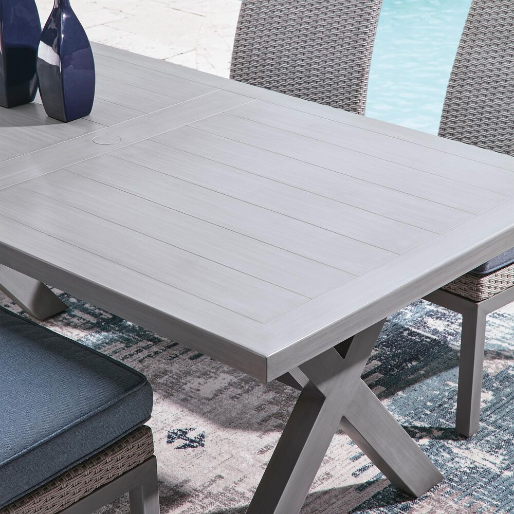Ashley Half Moon Beach Dining Table in Gray, , large