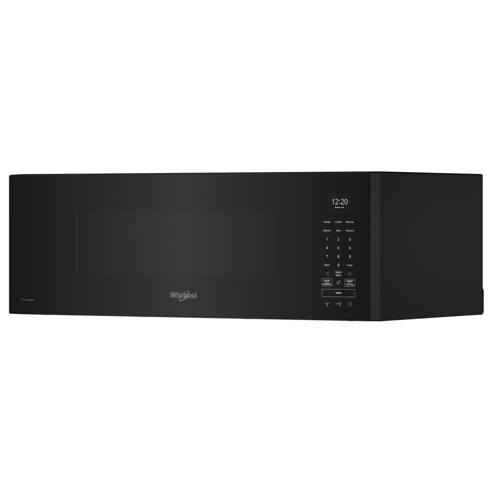 Whirlpool 1.1 Cu. Ft. Low Profile Microwave Hood Combination in Black, , large