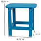 Flash Furniture Charlestown 3-Piece Adirondack Set in Blue, , large