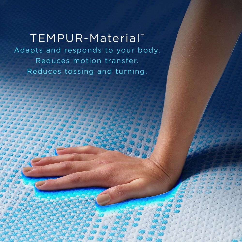Tempur-Pedic LuxeBreeze 2.0 Medium Hybrid King Mattress with High Profile Box Springs, , large