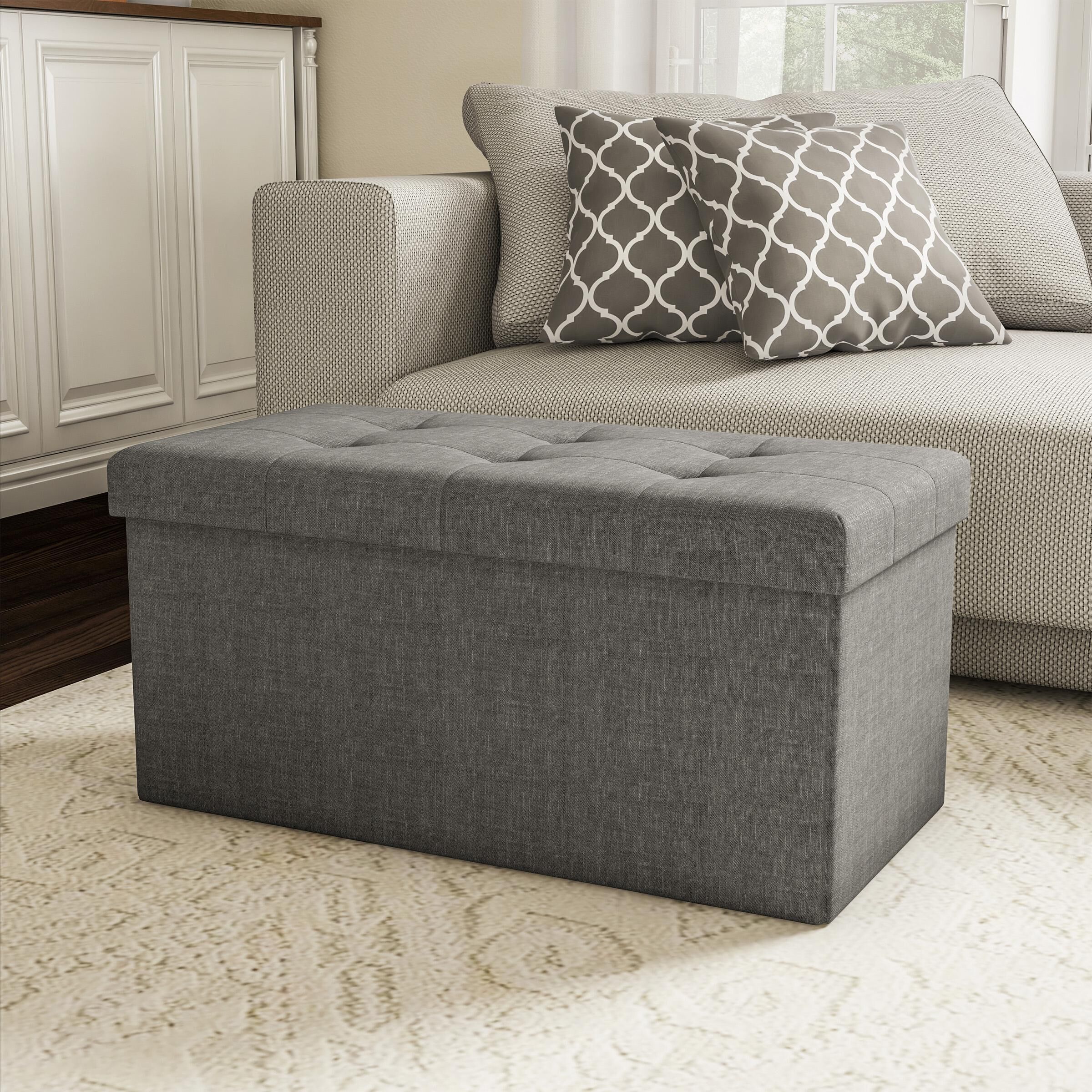 Folding storage ottoman discount