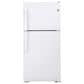 GE Appliances 19.2 Cu. Ft. Top Freezer Refrigerator with Reversible Door in White, , large