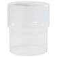 Maple and Jade Glass Modern Accent End Table in Clear, , large